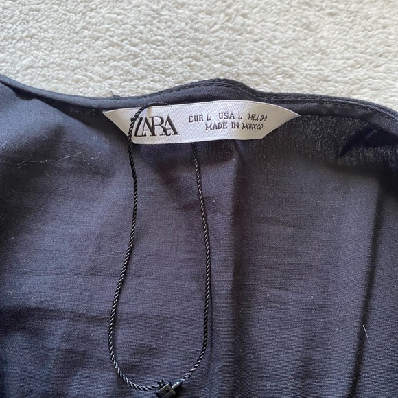 Zara smocked black dress - Picture 5 of 6